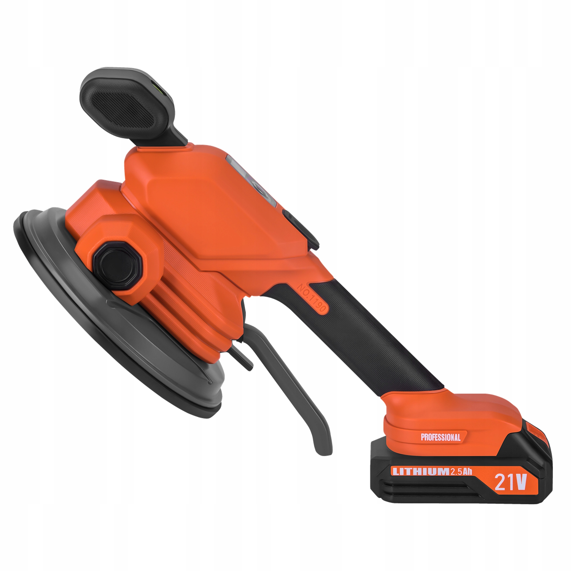 Akumulatorowa Przyssawka Wibracyjna 190 mm 21V 2,5Ah 2xAKU 80Kg Kraft&Dele