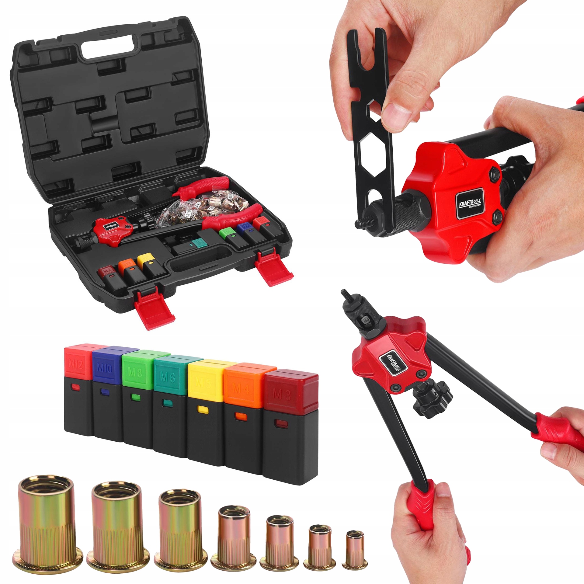 Nitownica do Nitonakrętek M3-M12 Kraft&Dele