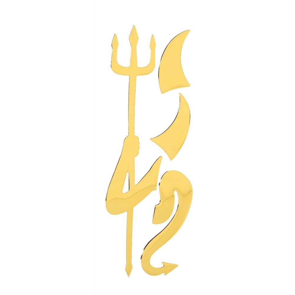 NAKLEJKA DIABEŁ DEVIL CHROM TUNING ZNACZEK