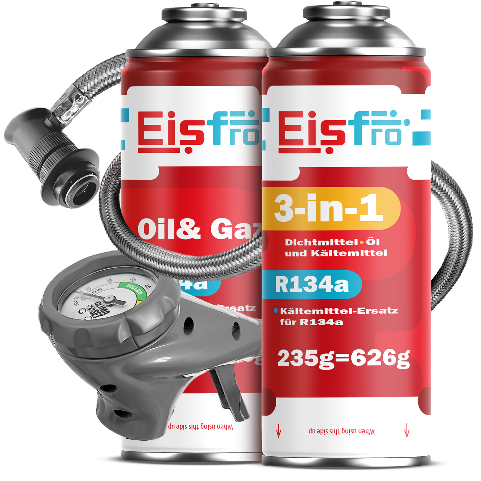 EisFro Gas R134a für Auto-Klimaanlagen