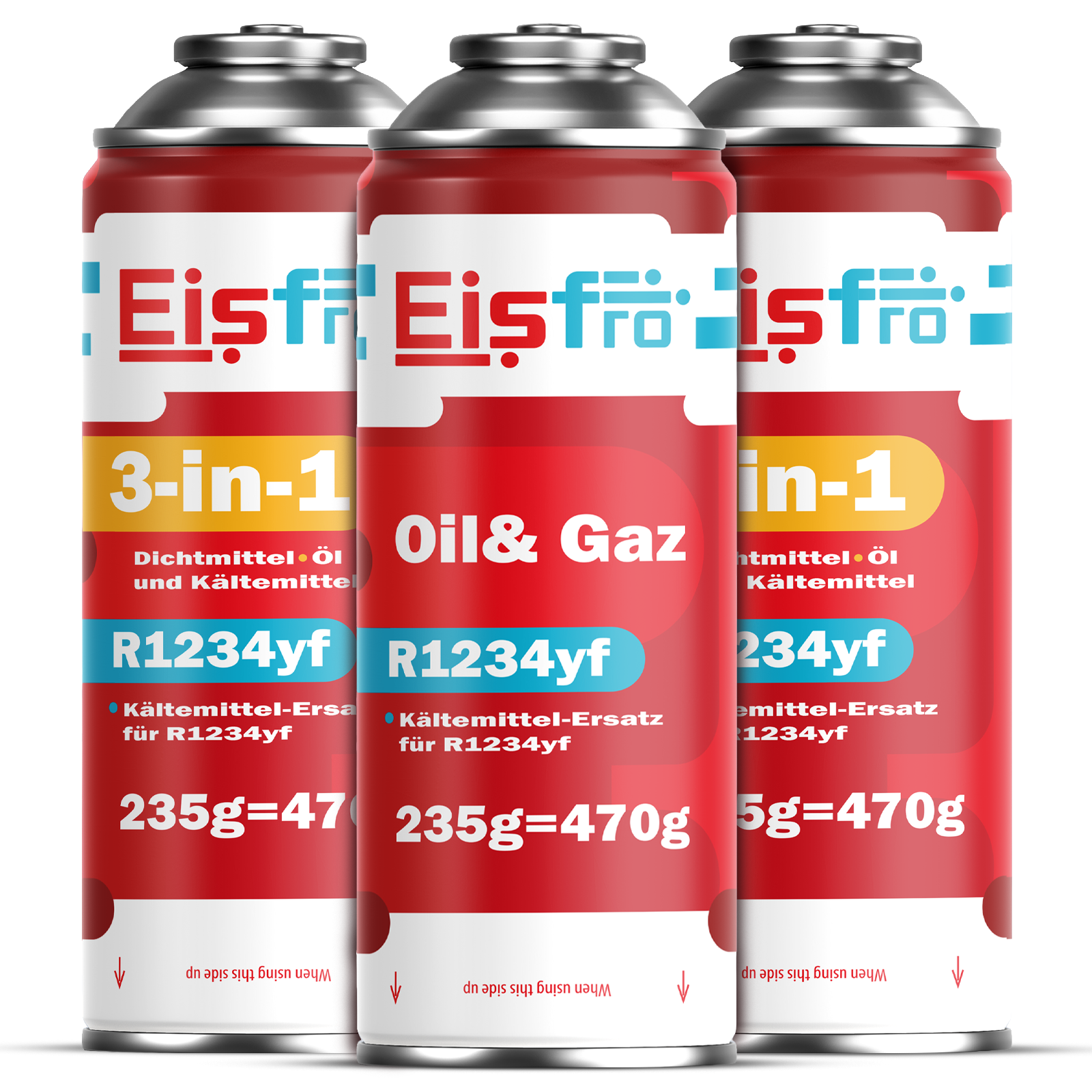 EisFro gas R1234yf para aire acondicionado del coche