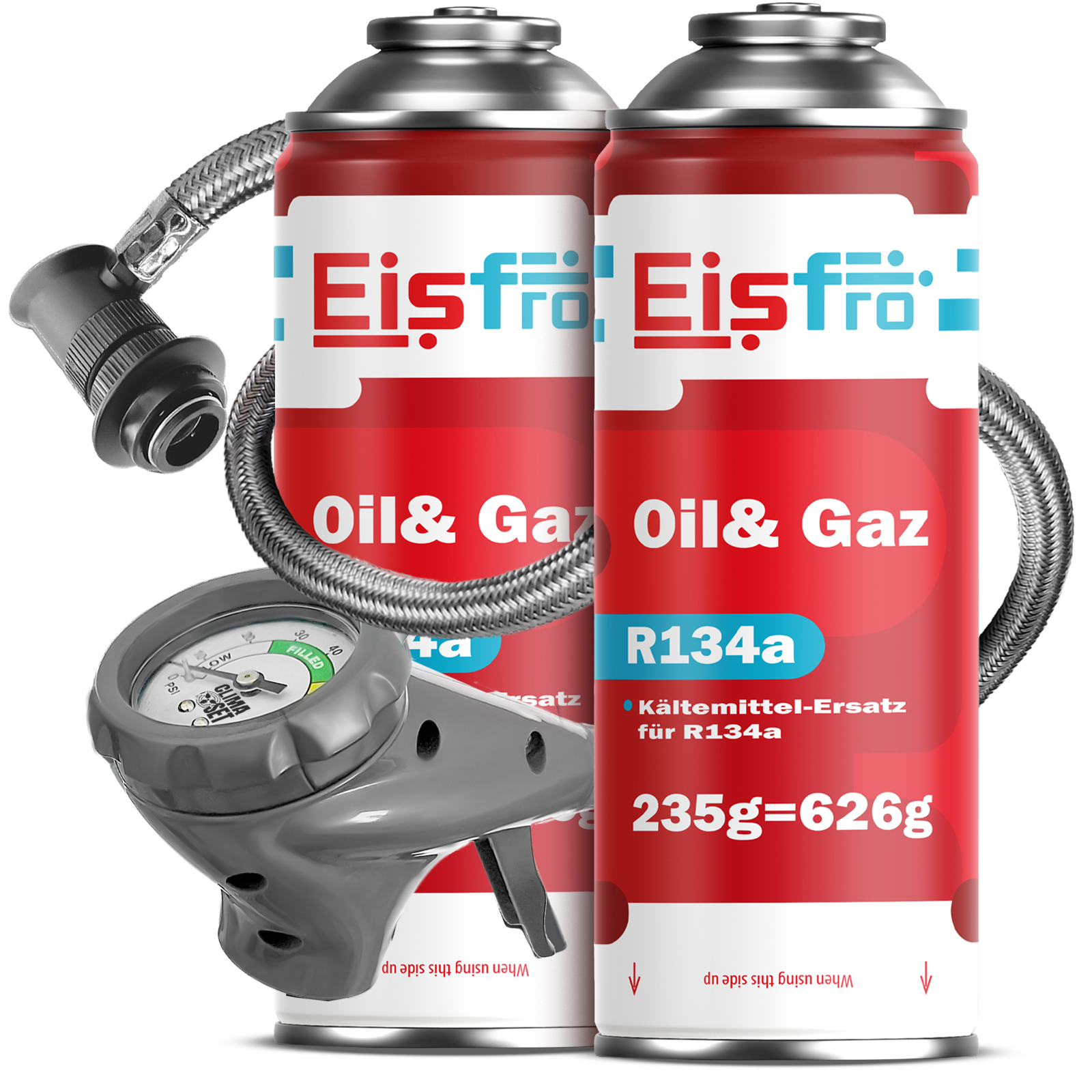 EisFro gas R134a para aire acondicionado del coche