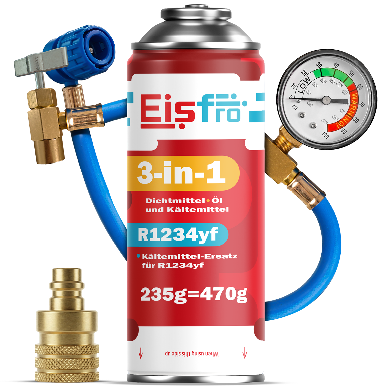 EisFro gas R1234yf para aire acondicionado del coche