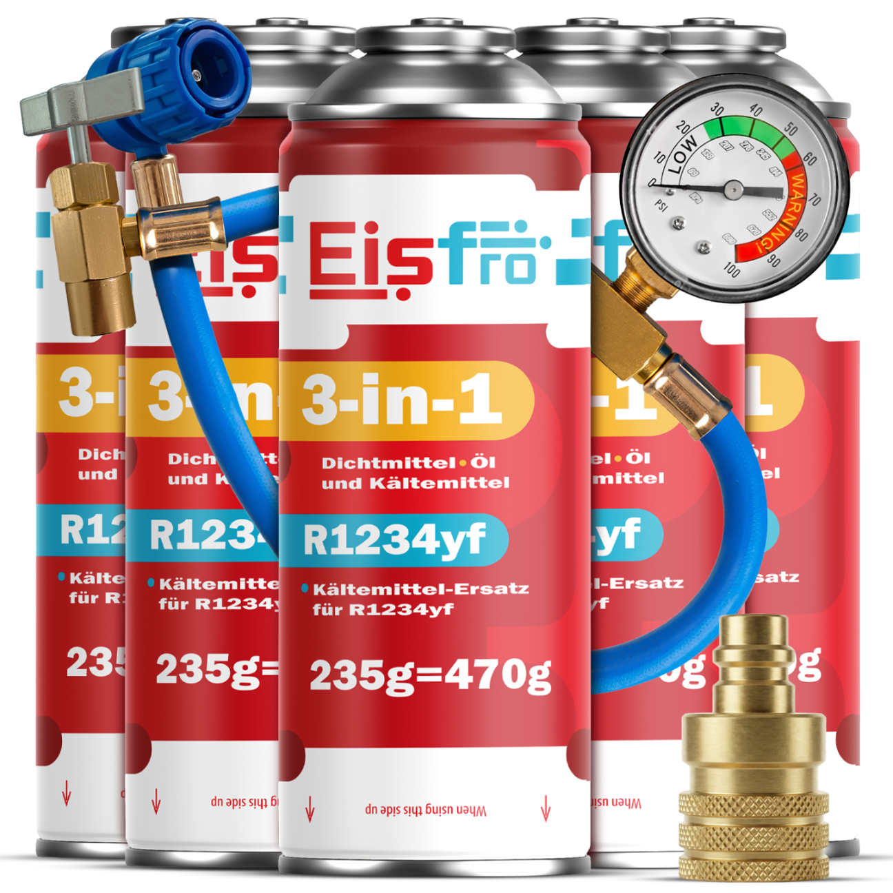 EisFro gas R1234yf para aire acondicionado del coche