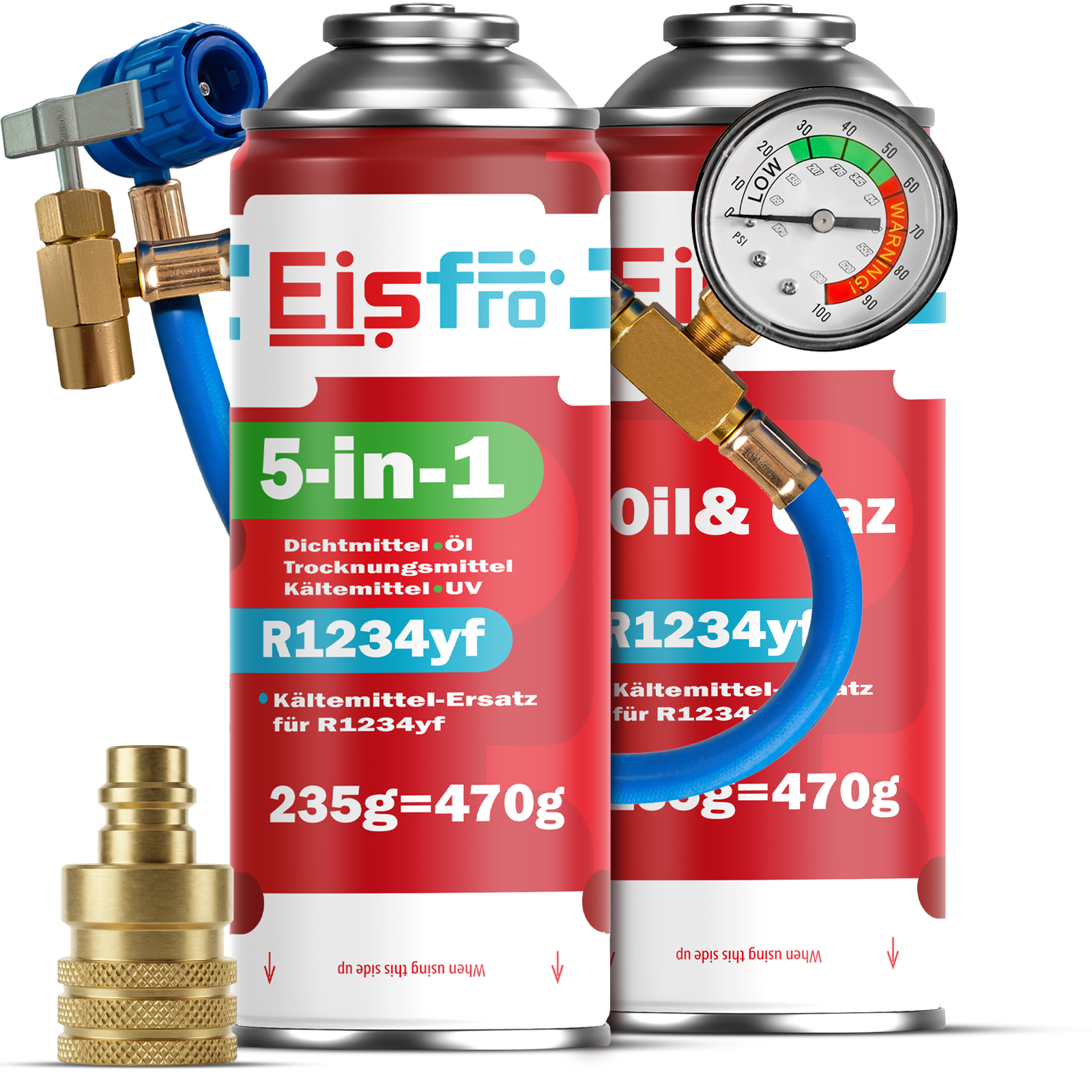EisFro gas R1234yf para aire acondicionado del coche