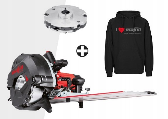 Frezarka do wręgów Mafell NFU 50 w zestawie Fan-Set
