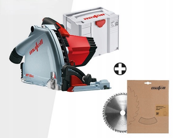 Pilarko-zagłębiarka Mafell MT 55 cc w zestawie Fan-Set