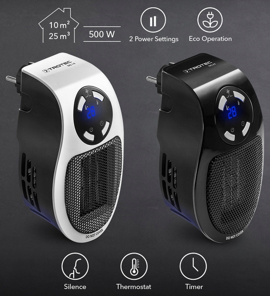 Porównanie działania grzejnika ceramicznego Trotec z tradycyjnym