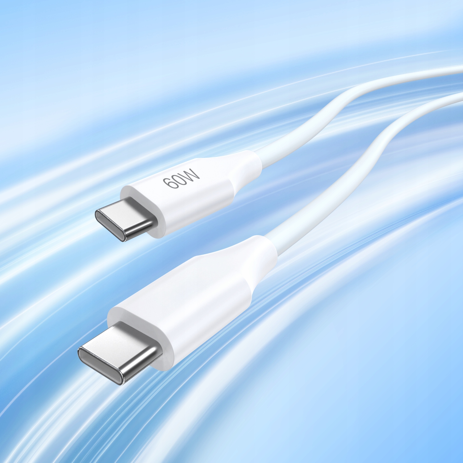 KABEL USB C SZYBKIE ŁADOWANIE USB TYP C 60W 1M DO ANDROID AUTO PISEN