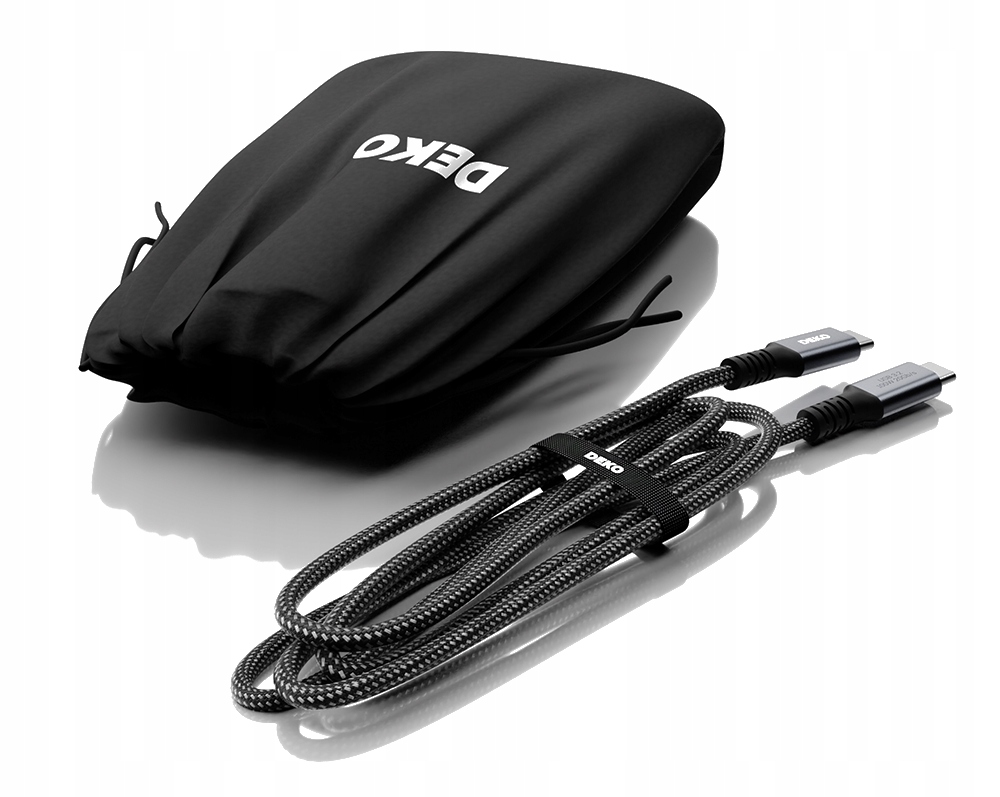 KABEL USB C SZYBKIE ŁADOWANIE 100W DO ANDROID AUTO TYP C USB3.2 KRÓTKI 0.3M