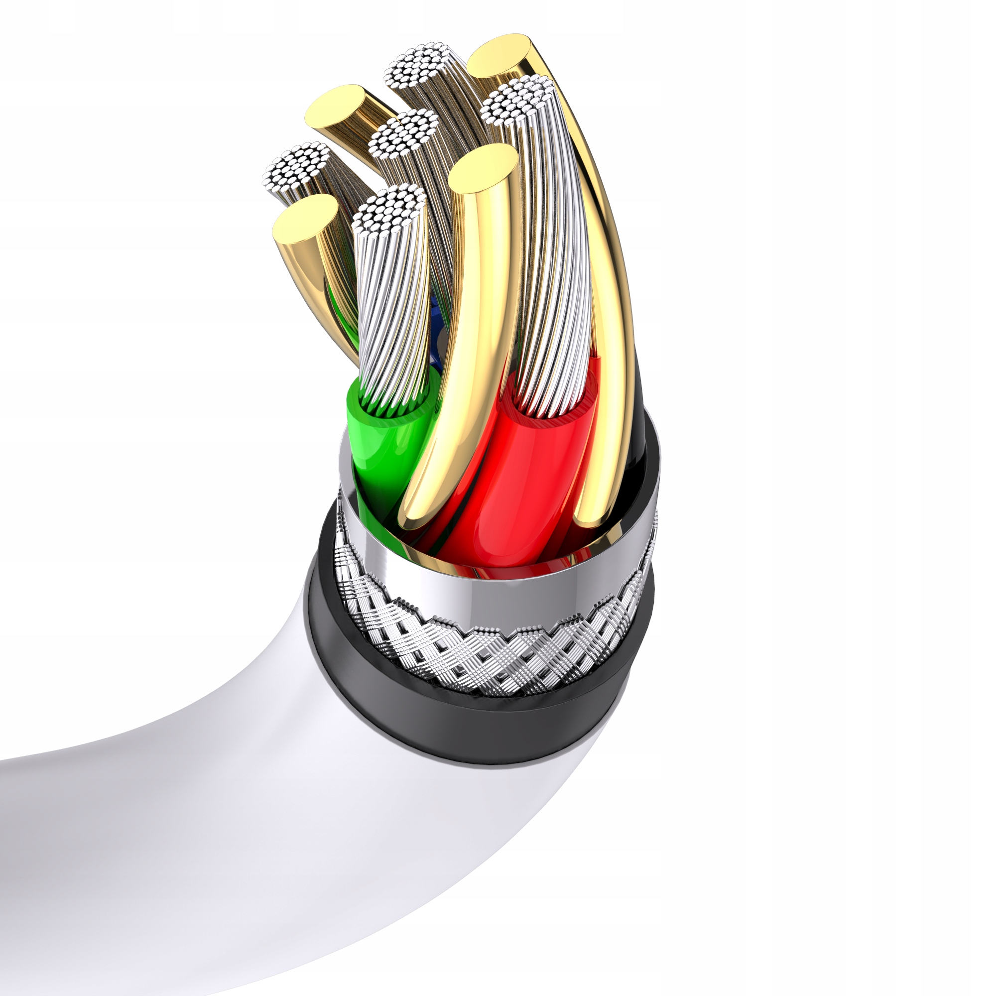 KABEL USB C SZYBKIE ŁADOWANIE USB TYP C 60W 1M DO ANDROID AUTO PISEN