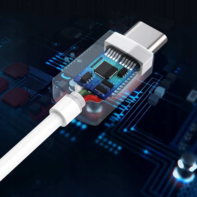 KABEL USB 3w1 LIGHTNING USB TYP C MICRO USB QC PD USB 1,2M DO APPLE SAMSUNG