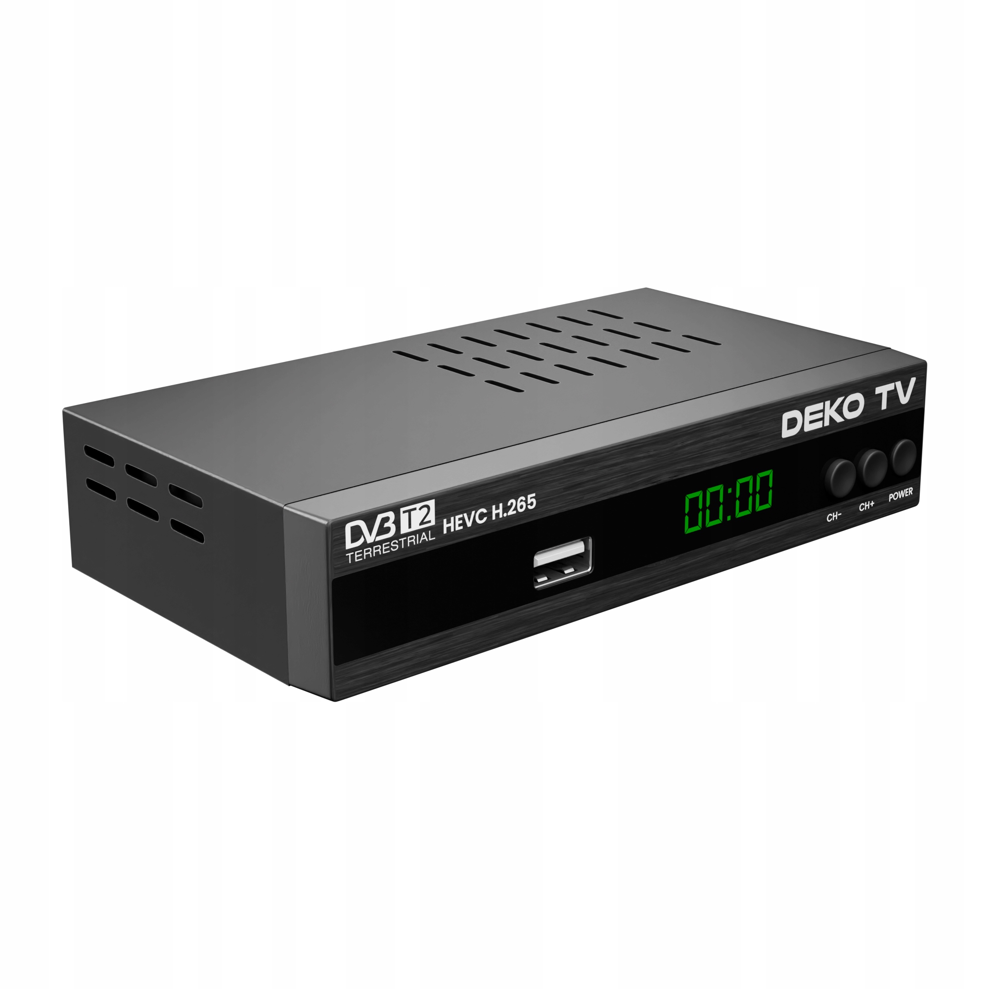 Tuner Dekoder DVBT2 DekoTV PRO2 Telewizji Naziemnej DVB-T2 HEVC H.265 DEKO