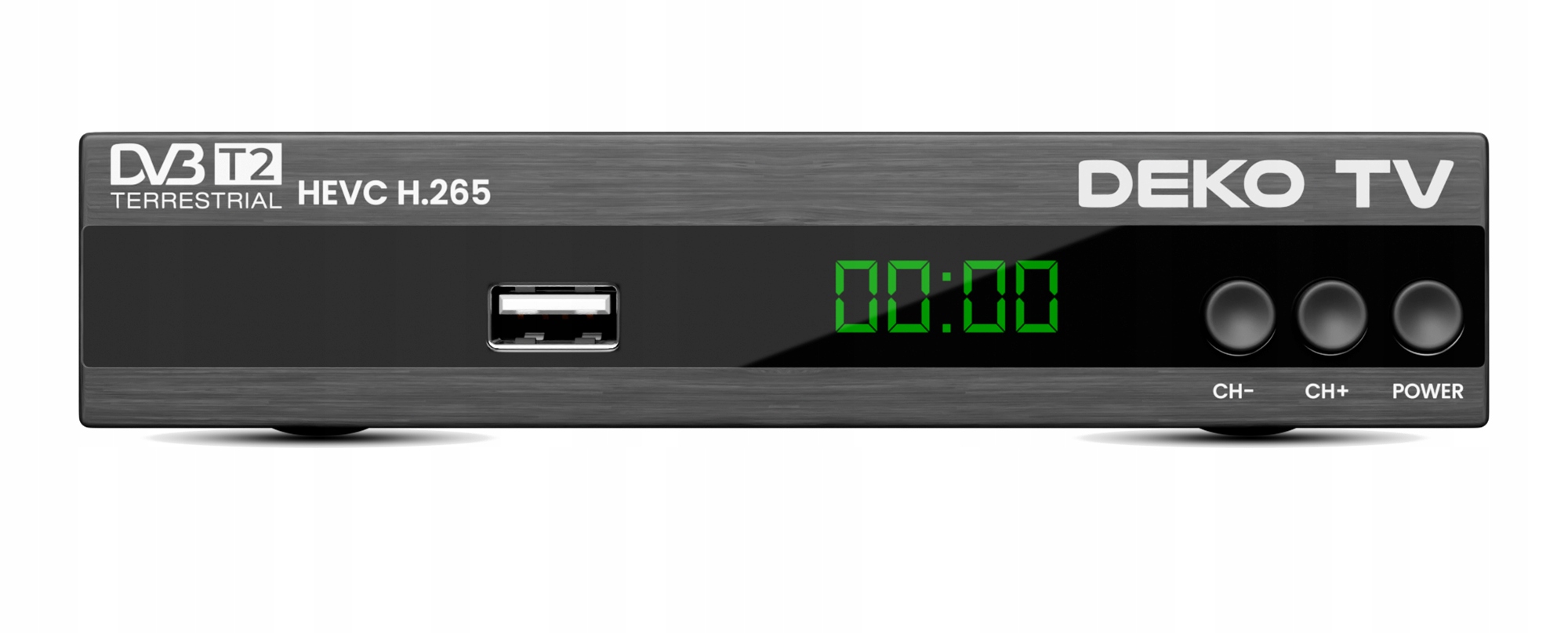 Tuner Dekoder DVBT2 DekoTV PRO Telewizji Naziemnej DVB-T2 HEVC H.265 DEKO