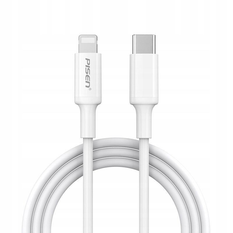 KABEL LIGHTNING USB C DO IPHONE APPLE SZYBKIE ŁADOWANIE 1M PISEN