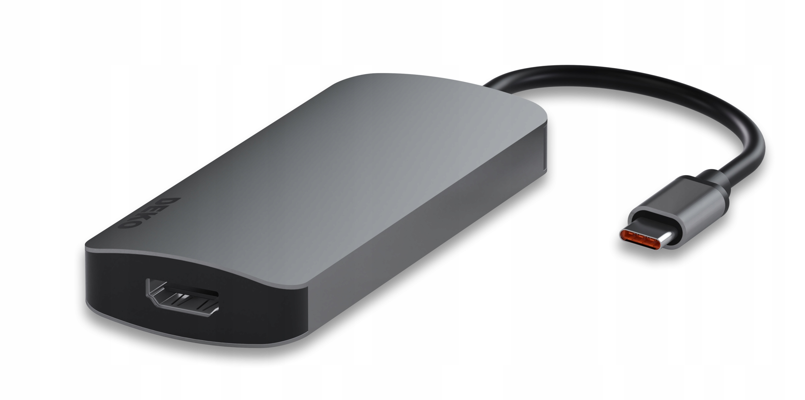 Hub USB C 5w1 Stacja Dokująca 100W HDMI 4K 60Hz 3xUSB DEKO Lite