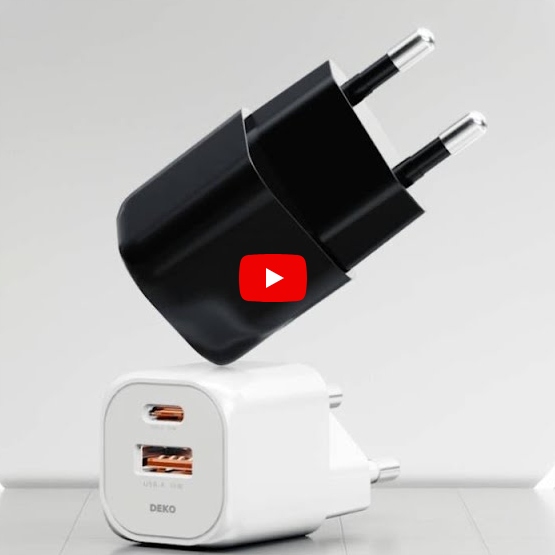 2x SZYBKA ŁADOWARKA USB C DO TELEFONU UNIWERSALNA 20W + 2x KABEL USB C 100W