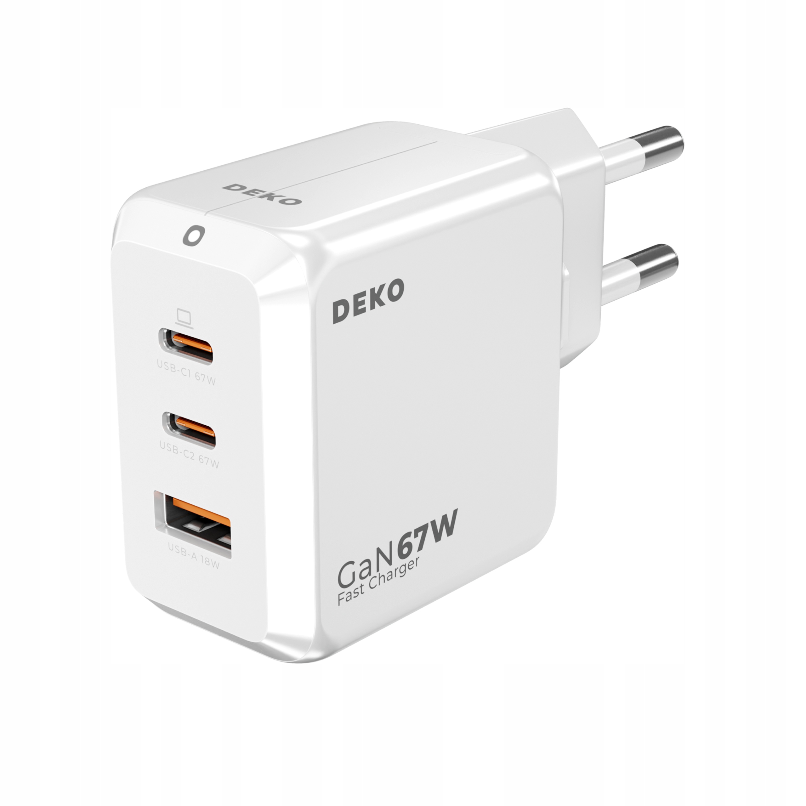 SZYBKA ŁADOWARKA USB C UNIWERSALNA 3x USB 67W 65W TYP C + KABEL USB C 100W