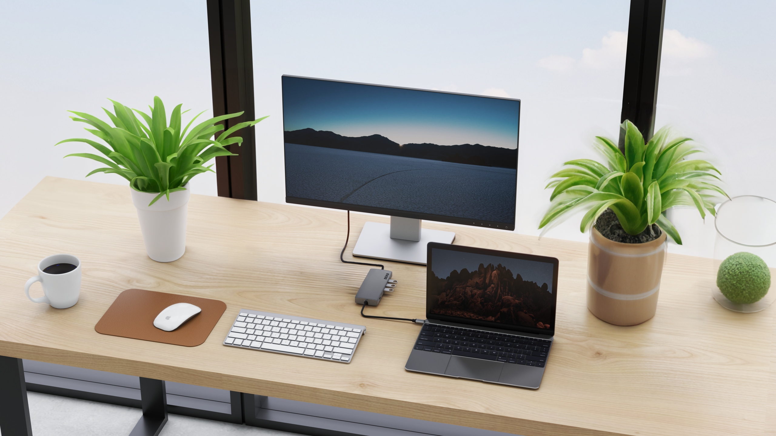 Hub USB C 5w1 Stacja Dokująca 100W HDMI 4K 60Hz 3xUSB DEKO Lite