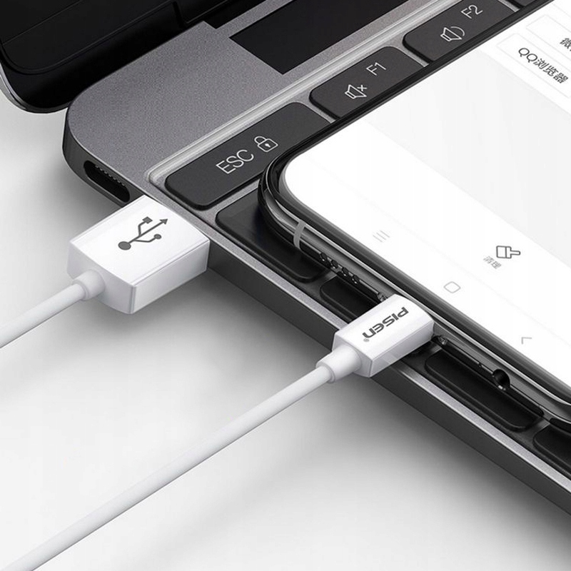 KABEL USB C SZYBKIE ŁADOWANIE DO SAMSUNG ANDROID AUTO PISEN KRÓTKI 0.2M