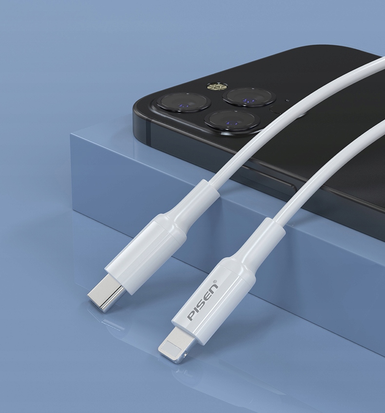 KABEL LIGHTNING USB C DO IPHONE APPLE SZYBKIE ŁADOWANIE 2M PISEN