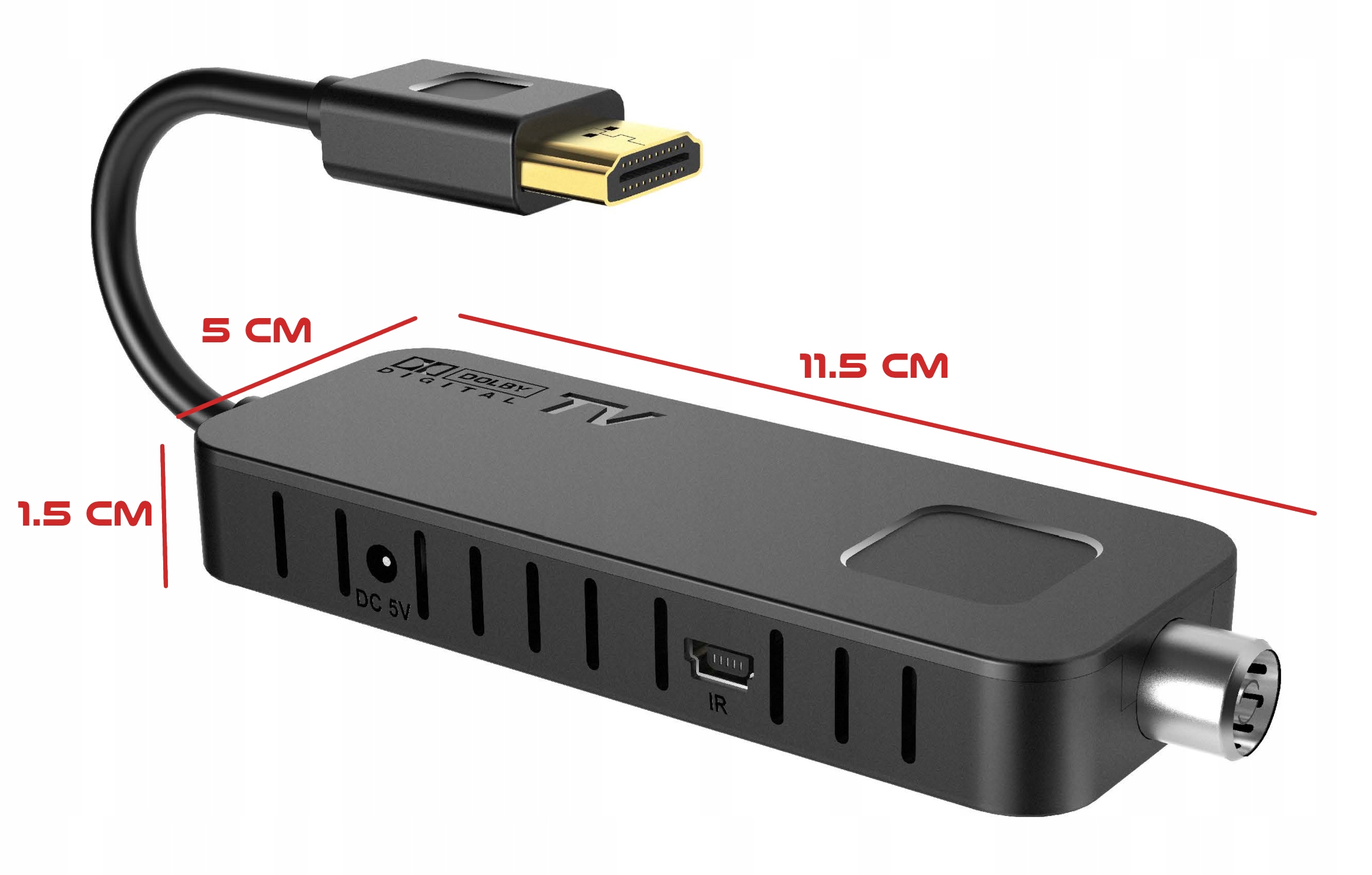 Tuner Dekoder DVBT2 DekoTV Mini Telewizji Naziemnej DVB-T2 HEVC H.265 DEKO