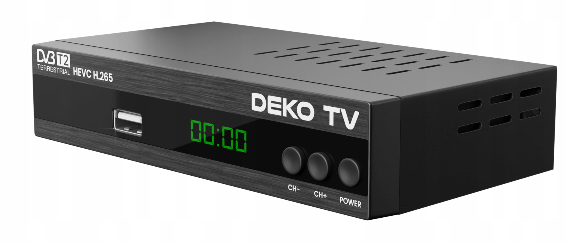 Tuner Dekoder DVBT2 DekoTV PRO Telewizji Naziemnej DVB-T2 HEVC H.265 DEKO