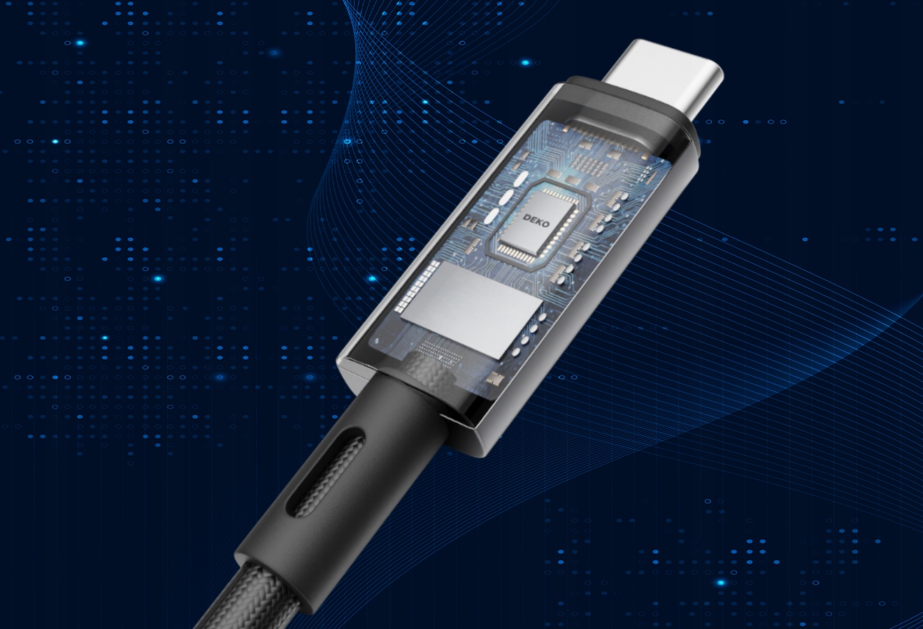 KABEL USB C SZYBKIE ŁADOWANIE USB TYP C DO APPLE Thunderbolt 240W USB4 1M