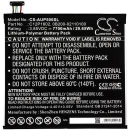 Baterie pro Asus Z500KL C12P1602 7700 mAh