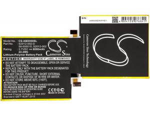 Baterie Amazon 3HT7G S2012-002-D s kapacitou 6000 mAh