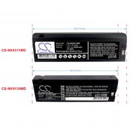 Baterie Nihon Kohden ECG-6851K LCT-1912NK 2300mAh