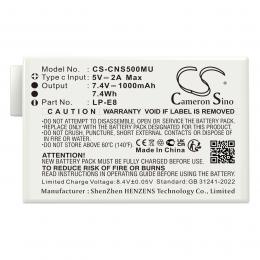 Baterie Canon EF-S LP-E8 1000 mAh