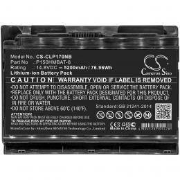 Baterie Clevo P170HMx P150HMBAT-8 s kapacitou 5200 mAh