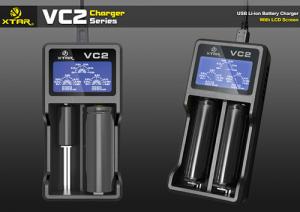 VC2 Xtar Li-Ion 3,7V 2-kanálová nabíječka 18650 16340 21700