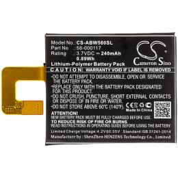 Baterie pro Amazon Kindle Oasis 58-000117 240 mAh