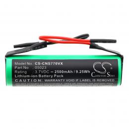 Baterie Cecotec Conga Crystal Clear 770 s kapacitou 2500 mAh