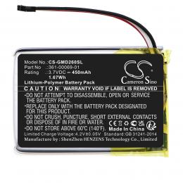 Baterie Garmin O2ADNH02 361-00069-01 450mAh