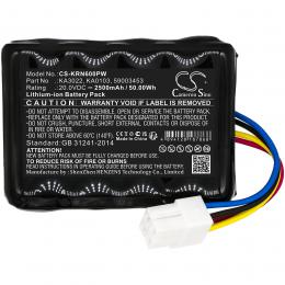 Baterie Kress Mission 59003453 s kapacitou 2500 mAh