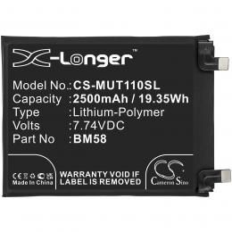 Baterie Xiaomi Mi 11T Pro 5G BM58 s kapacitou 2500 mAh