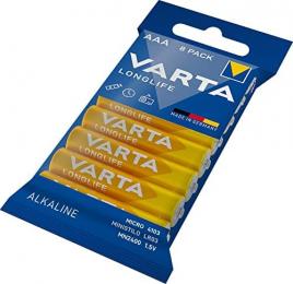 8x baterie LR03 Varta Longlife 1,5V AAA MN2400 S8