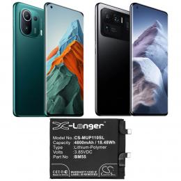 Baterie Xiaomi Mi 11 Pro 5G BM55 s kapacitou 4800 mAh