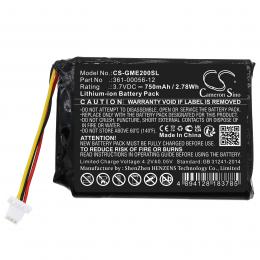 Baterie pro Garmin EDGE Explore 2 361-00056-12 750 mAh