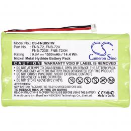 Baterie Vertex FT-817 FNB-72 1500mAh