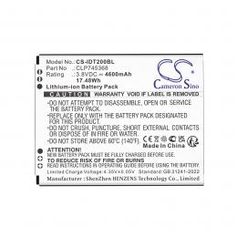 Baterie iData T3 CLP745368 s kapacitou 4600 mAh