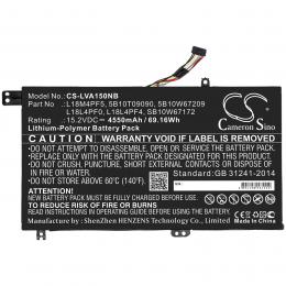 Baterie pro Lenovo Air 15 2019 L18L4PF4 s kapacitou 4550 mAh