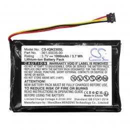 Baterie pro Garmin Nuvi 2300 361-00035-00 1000mAh