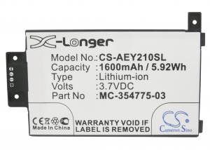Baterie Amazon EY21 S2011-003-A s kapacitou 1600 mAh