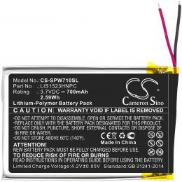 Bezdrátová sluchátka Sony Platinum 7.1 LIS1523HNPC s kapacitou 700 mAh