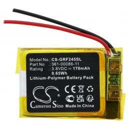 Baterie pro Garmin Forerunner 245 361-00086-11 170 mAh