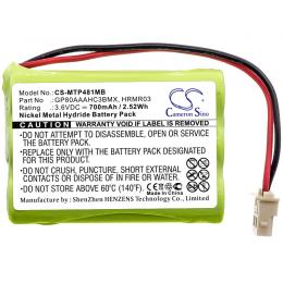 Baterie Motorola MBP36SC MBP483 700mAh 3,6V